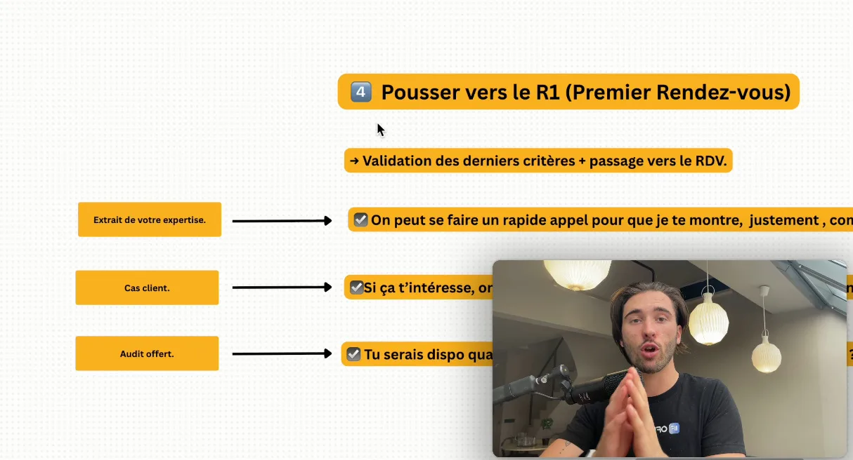 Pousser vers le R1 - Premier Rendez-vous