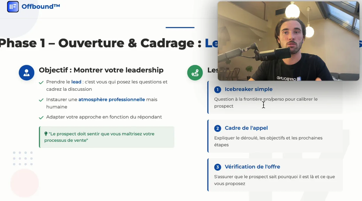 Phase 1 - Ouverture & Cadrage : Les 5 premières minutes