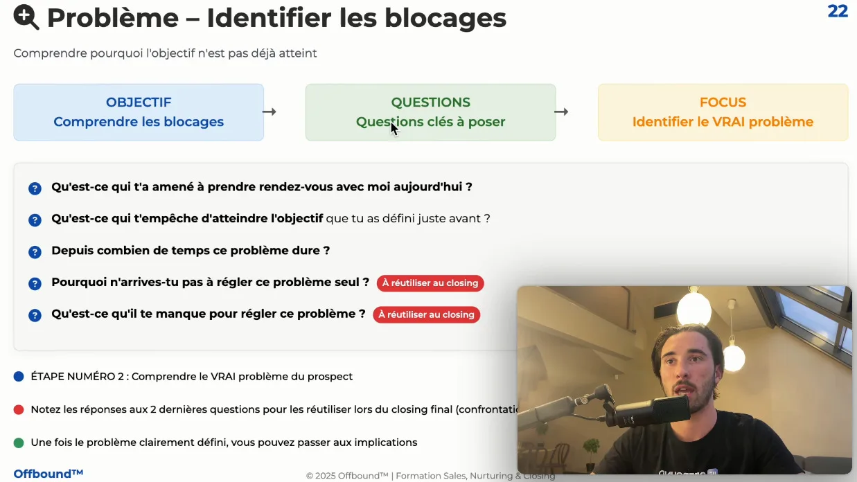Problème - Identifier les blocages