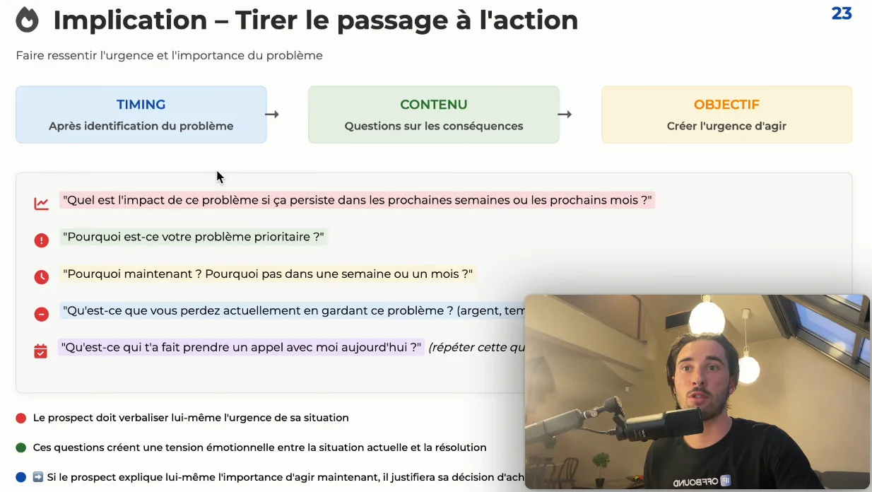 Implication - Tirer le passage à l'action