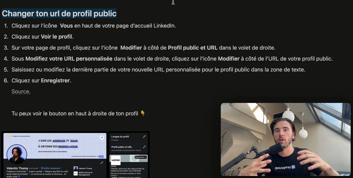 Comment changer son URL de profil public LinkedIn