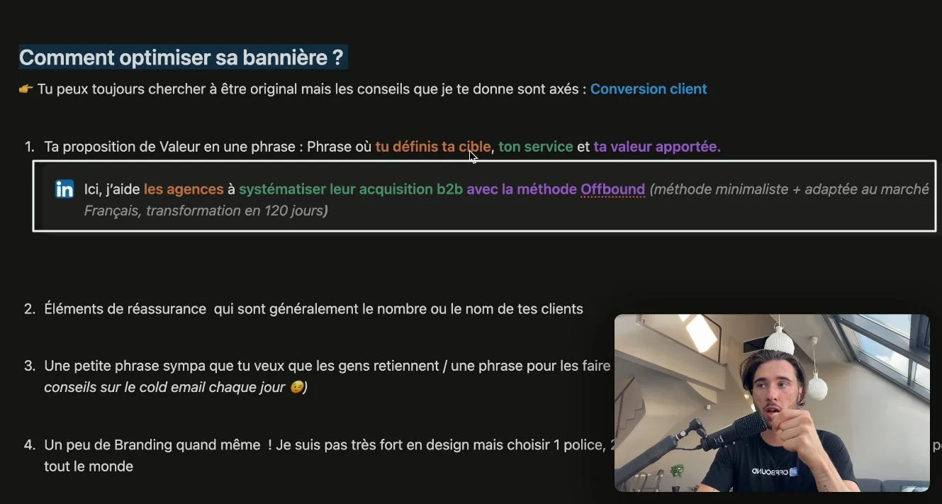 Comment optimiser sa bannière LinkedIn - 4 éléments clés