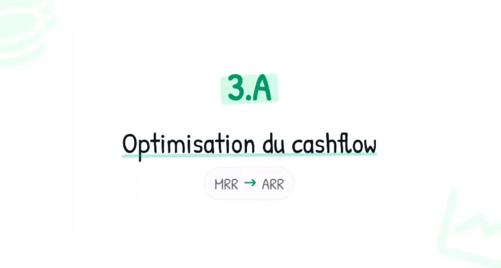 Optimisation du cashflow — passer du MRR à l'ARR