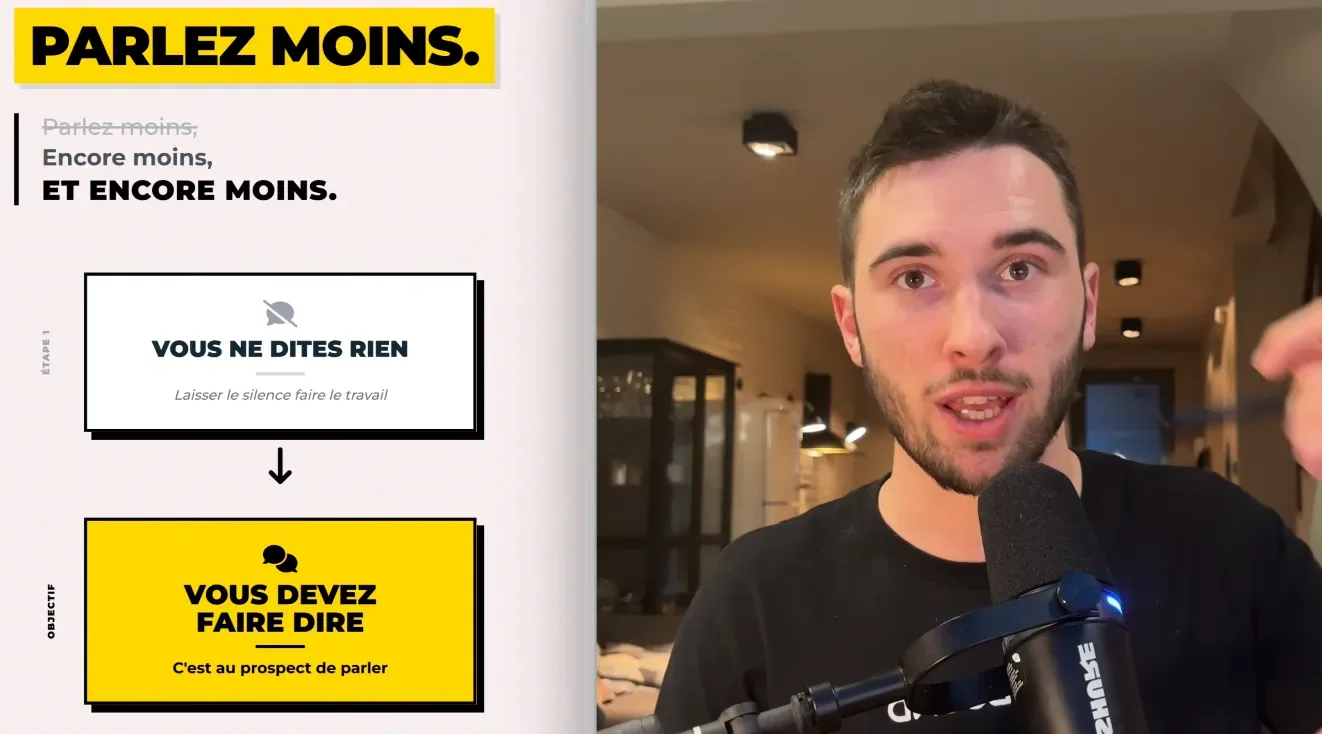 Principe 2 du closing B2B : parler moins que son prospect