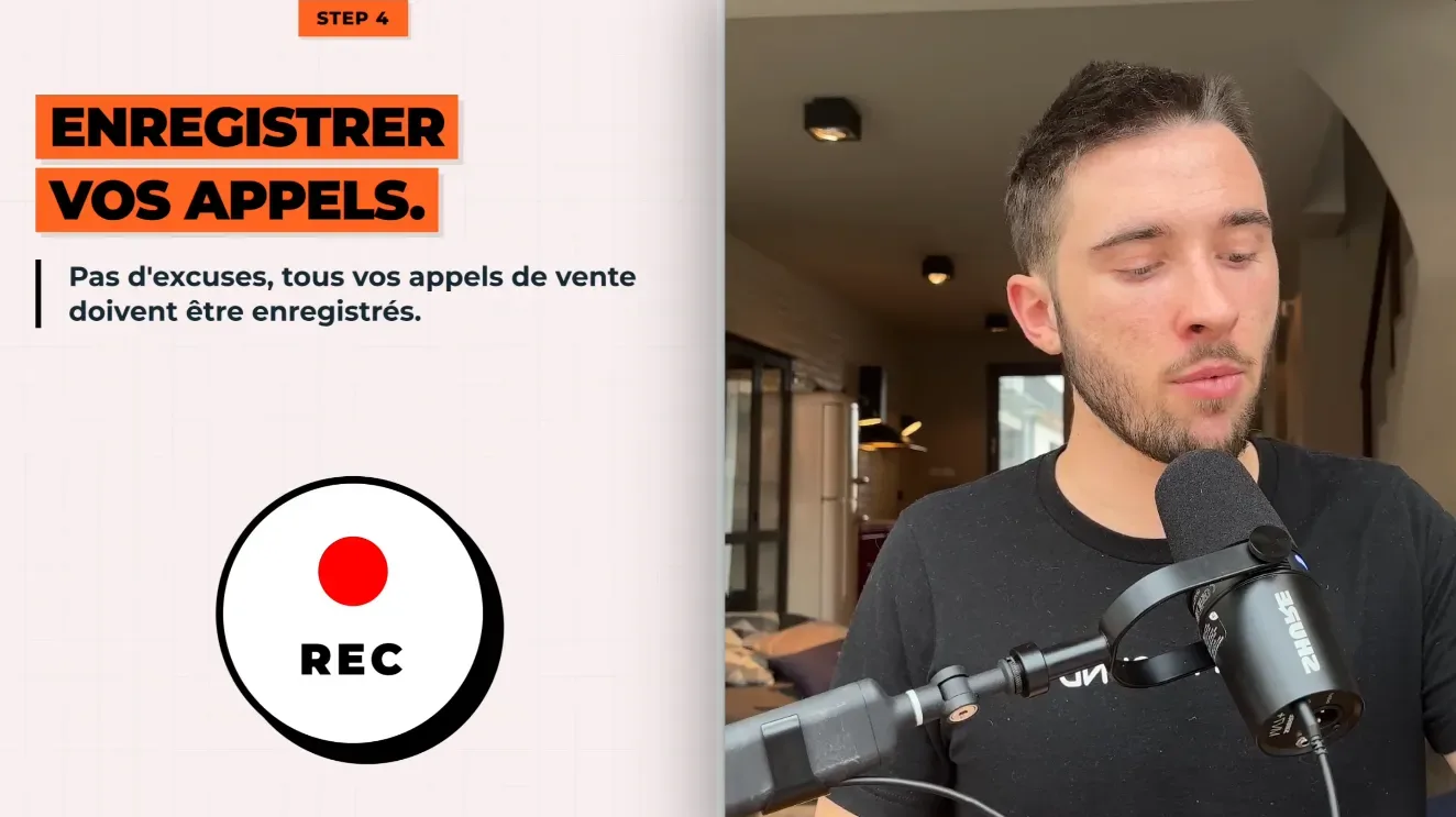Étape 4 : Enregistrer ses appels pour progresser