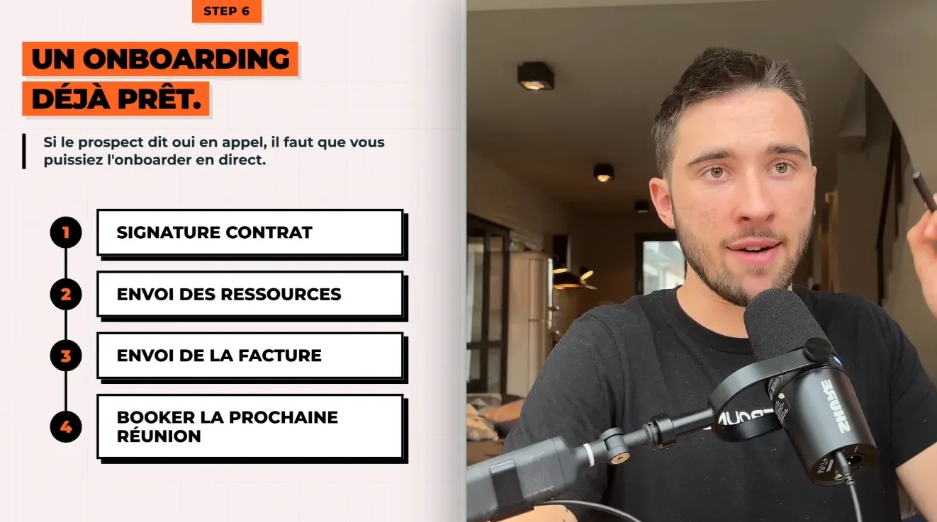 Étape 6 : Avoir un onboarding prêt et conclusion