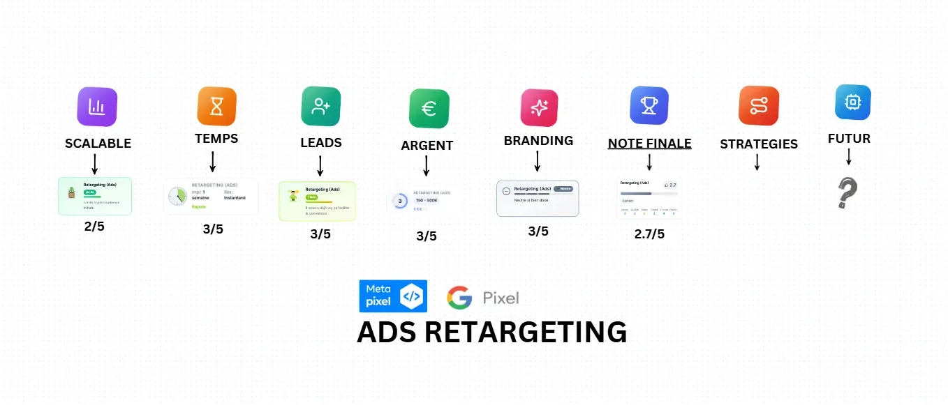 Analyse du canal Ads Retargeting pour l'acquisition B2B