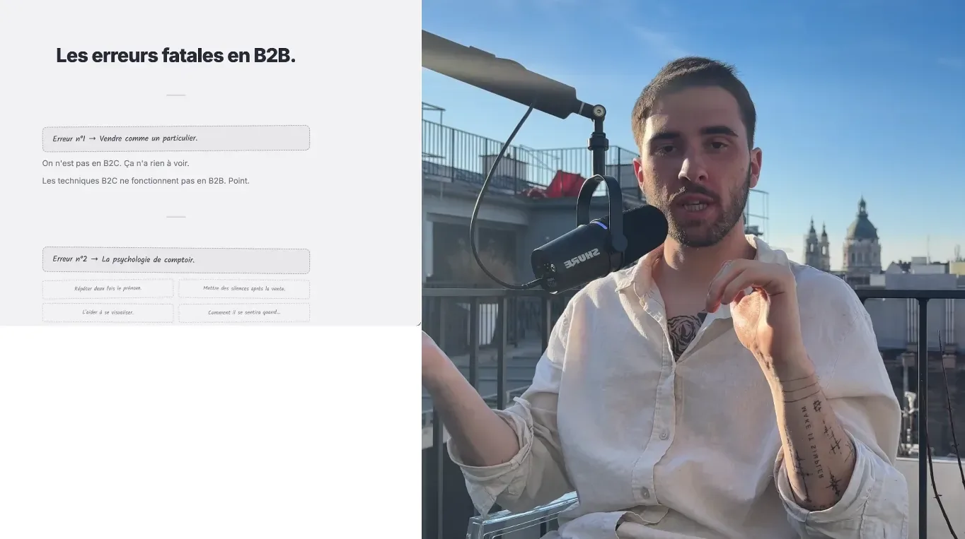 Les erreurs fatales en closing B2B à éviter absolument
