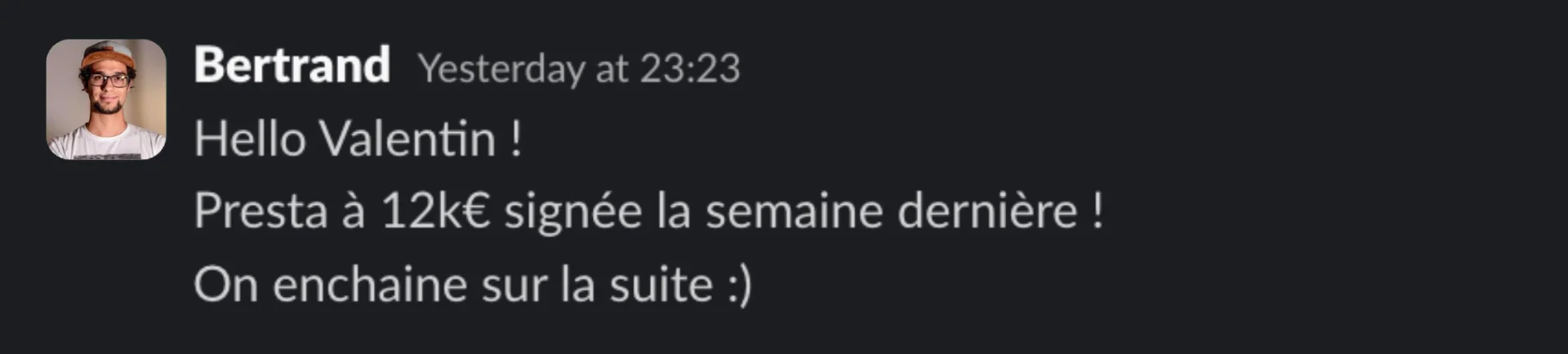Témoignage Bertrand Rigal