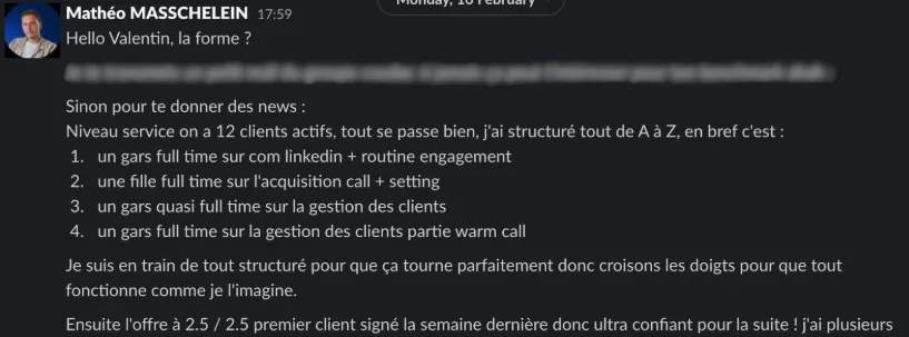 Témoignage Mathéo Masschelein