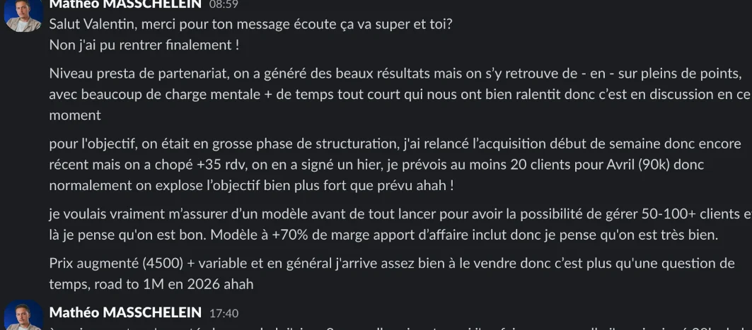 Témoignage Mathéo Masschelein