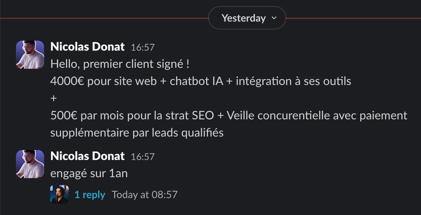Témoignage Nicolas Donat