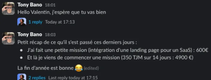 Témoignage Tony Bano